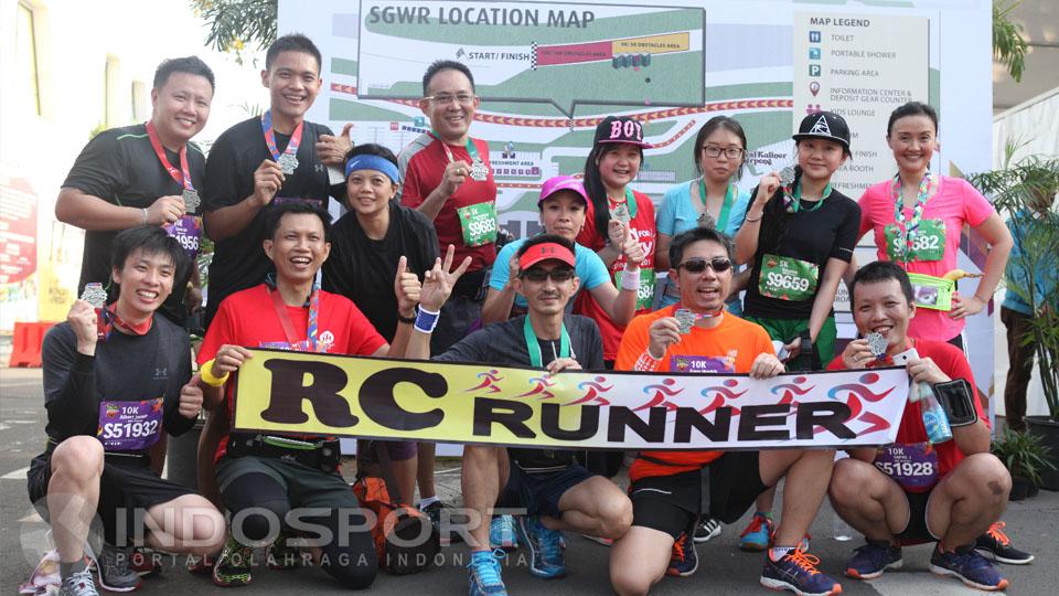 Komunitas RC Runners turut serta di Serpong Green Warrior Run 2016.